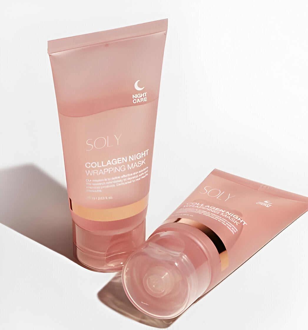 Soly Skin™ Collagen Overnight Wrapping Peel Off Facial Mask