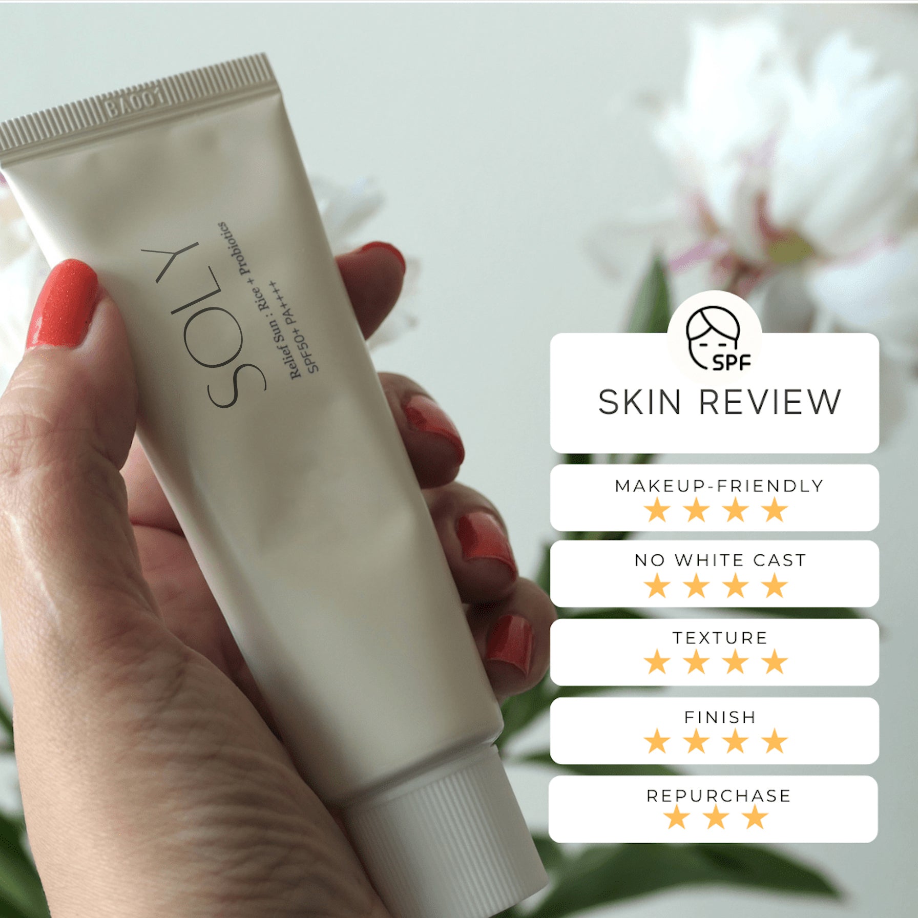 Soly Skin™ Korean Rice Probiotics Sunscreen