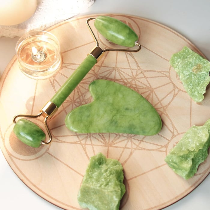 Soly Skin™ Green Jade Gua Sha Harmony Kit