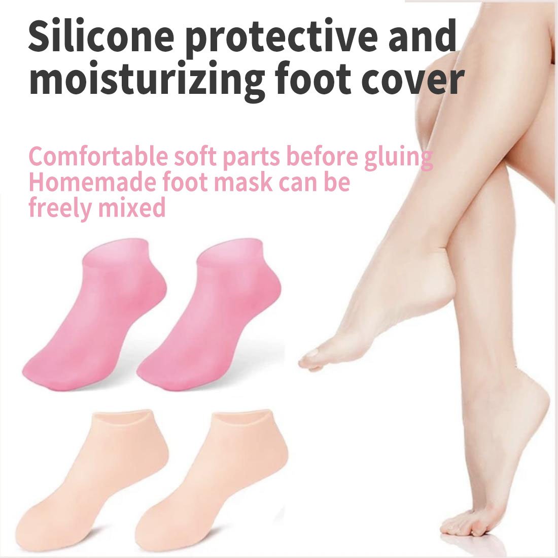 Soly Skin™ Moisturizing Foot Mask Socks