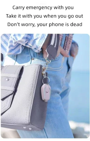 Compact Keychain Power Bank