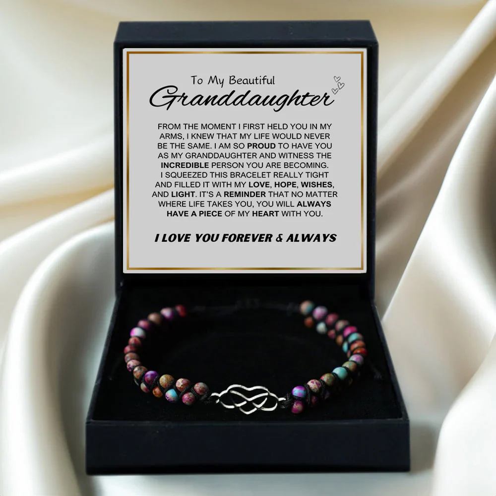 To My Granddaughter - Eternal Love Bracelet