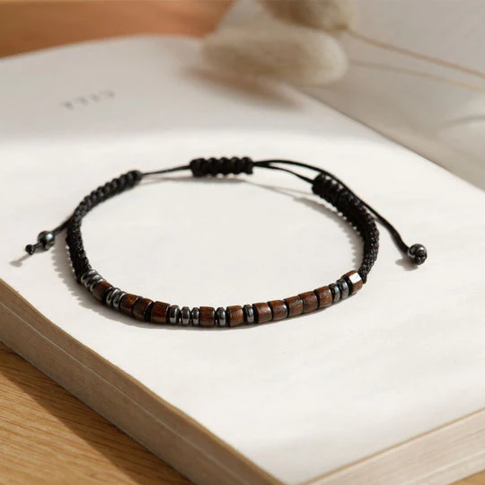 To My Grandson, I Love You Morse Code Bracelet