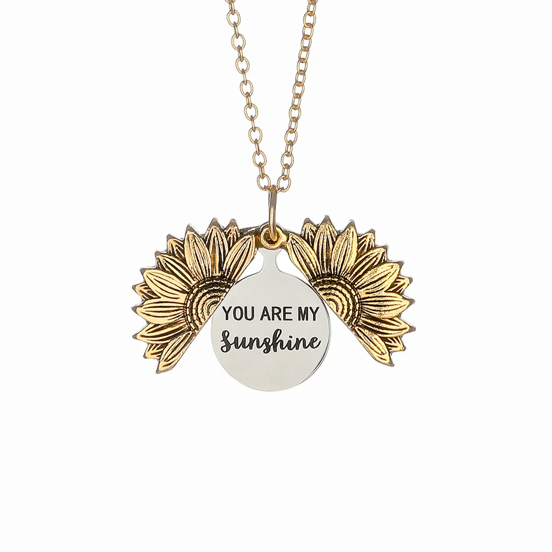 🔥🌞"You Are My Sunshine" Sunflower Necklace🌻