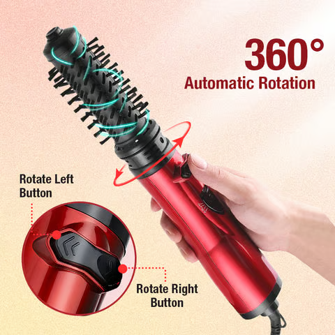 2-in-1 Hot Air Styler and Rotating Hair Dryer