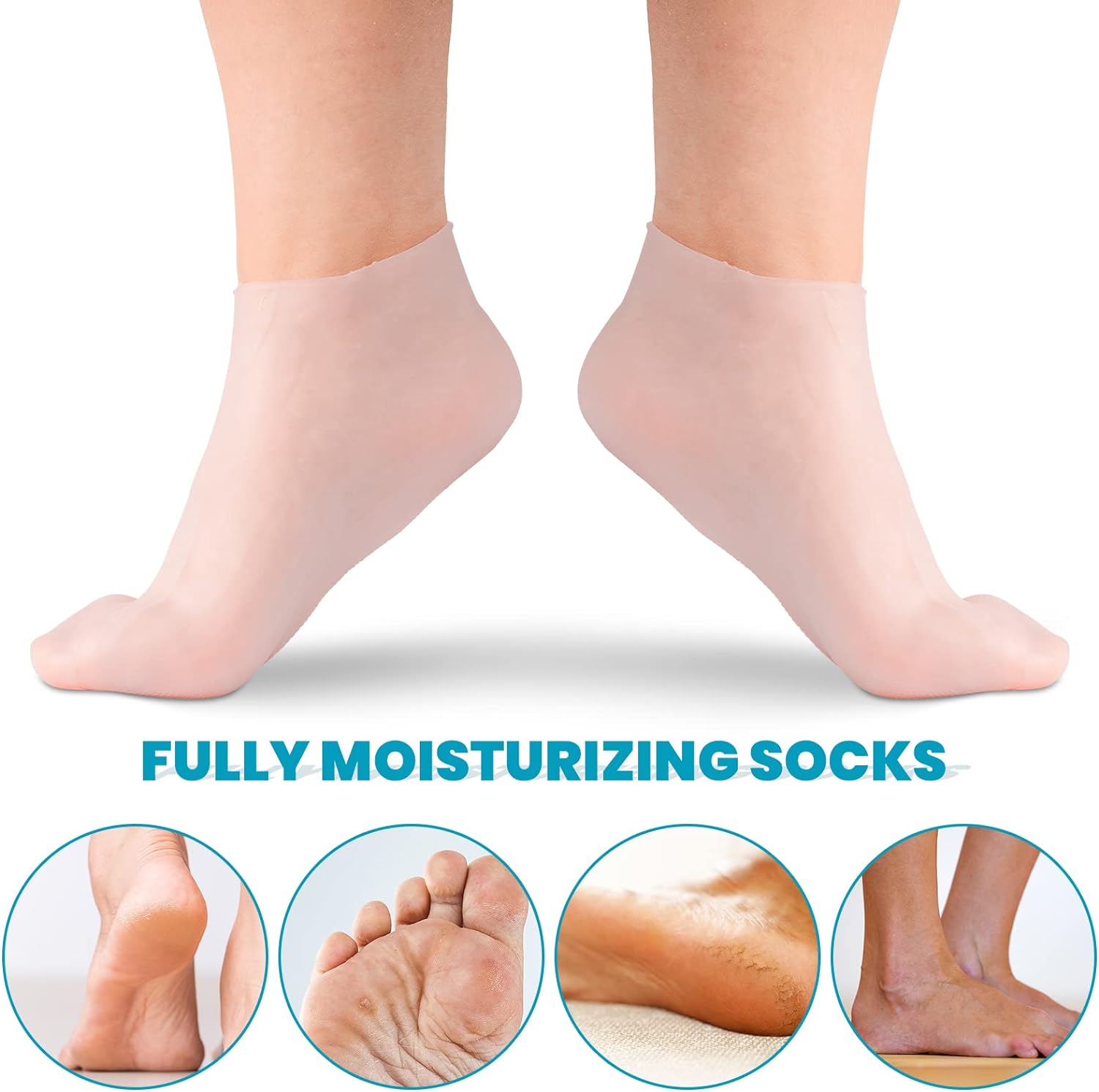 Soly Skin™ Moisturizing Foot Mask Socks