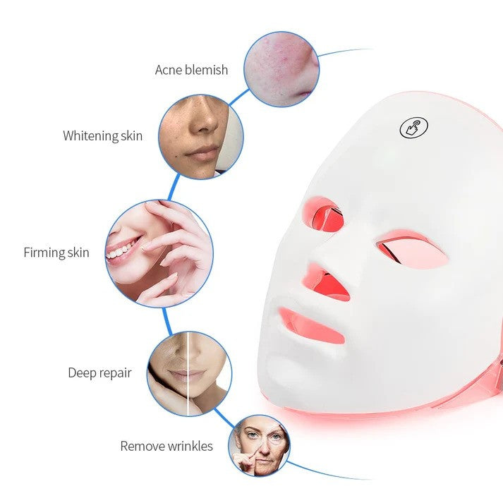 Soly Skin™ - Rejuvenating LED Facial Therapy Mask