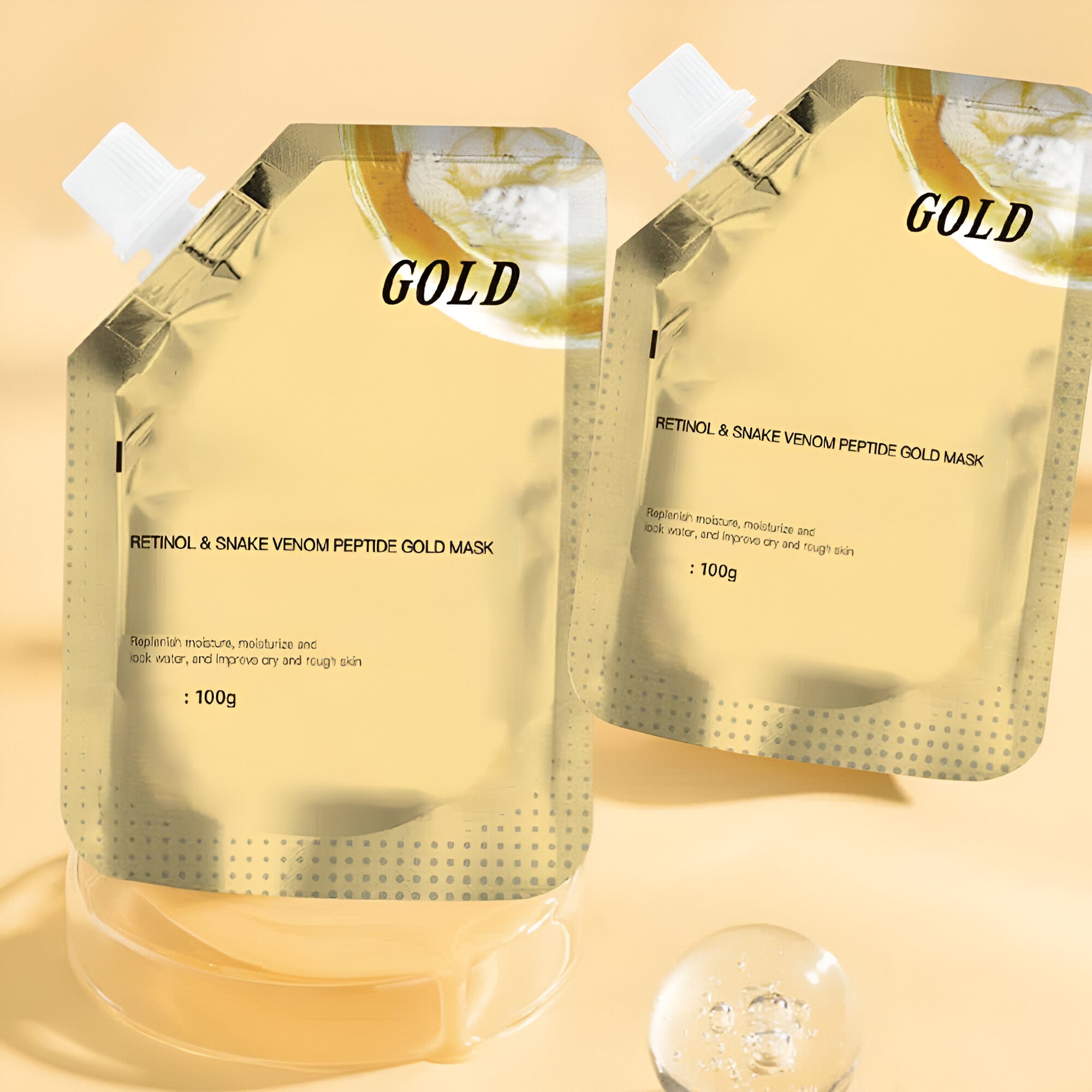 Soly Skin™ Retinol Snake Extract Gold Mask