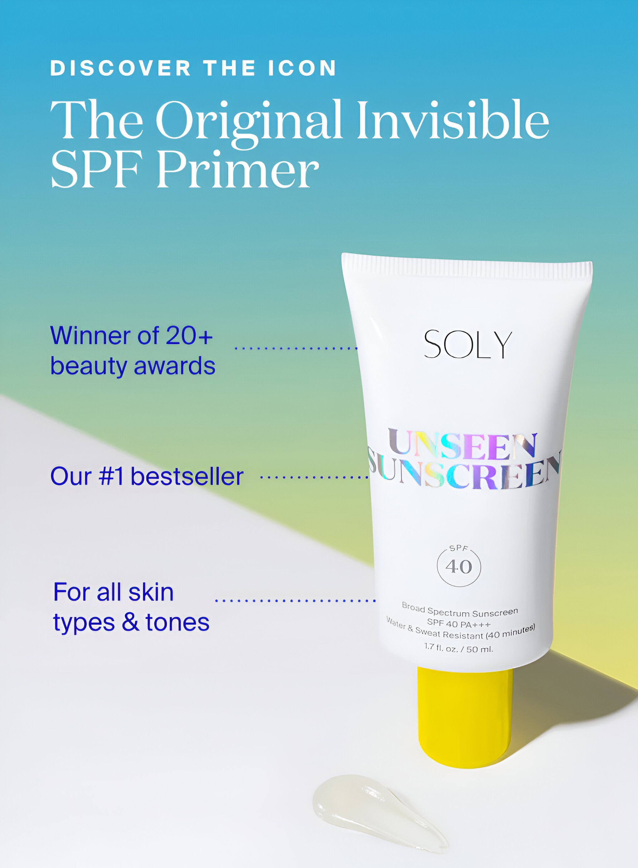 Unseen Sunscreen SPF 40