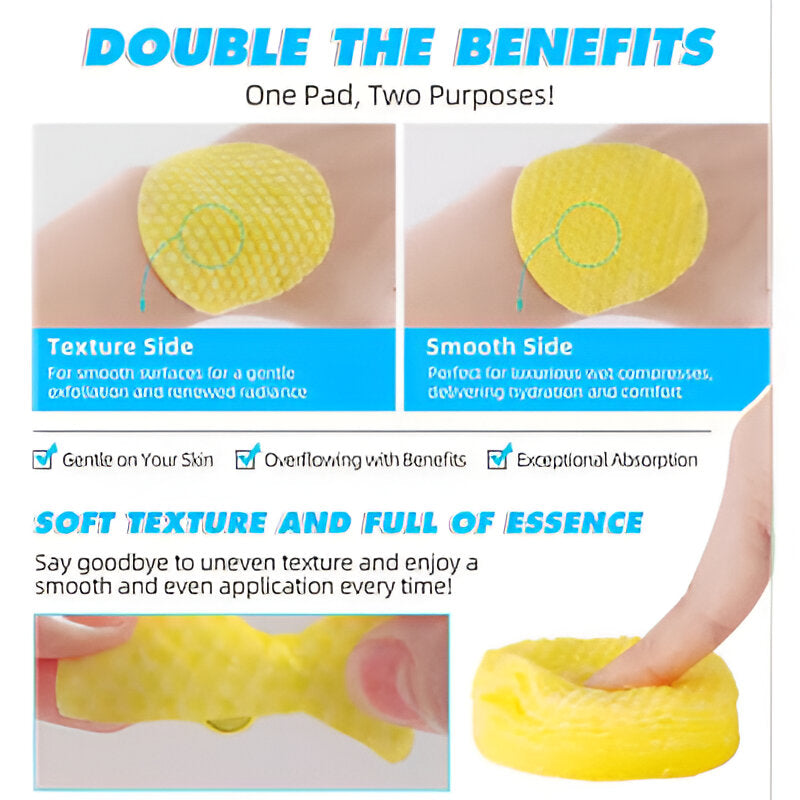 Soly Skin™ Turmeric Cleansing Exfoliating Pads